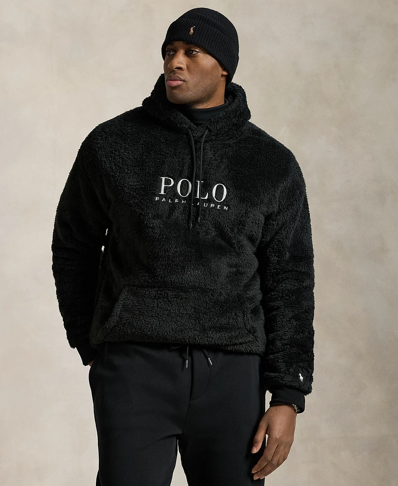 Polo Ralph Lauren Men's Big & Tall Logo Pile Fleece Hoodie