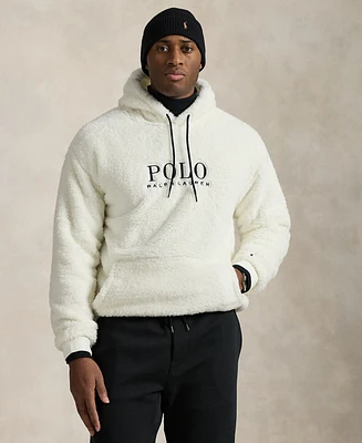 Polo Ralph Lauren Men's Big & Tall Logo Pile Fleece Hoodie