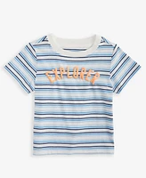 First Impressions Baby Boys Explorer Graphic Striped T-Shirt, Exclusively at Macy's