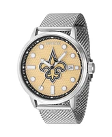 Invicta Men's 47981 Nfl New Orleans Saints Quartz 3 Hand Beige Dial Watch