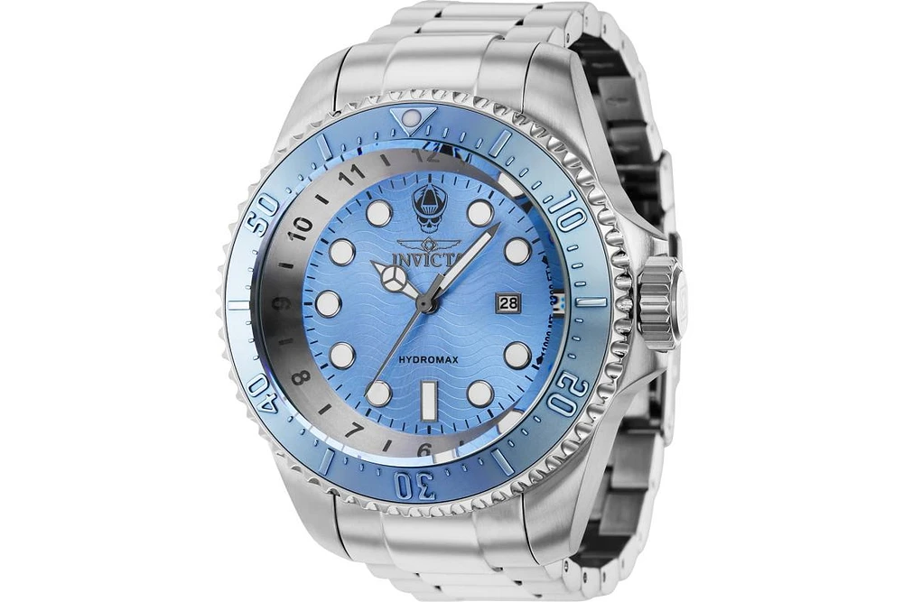 Invicta Men's 37727 Hydromax Quartz 3 Hand Cyan Dial Watch