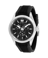 TechnoMarine Men's Tm-719022 Sea Quartz 3 Hand Black Dial Watch
