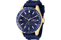 Invicta Men's 38403 Aviator Quartz 3 Hand Blue Dial Watch