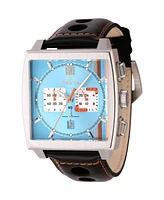 Invicta Men's 44748 S1 Rally Quartz Multifunction Silver, Orange, Light Blue Dial Watch