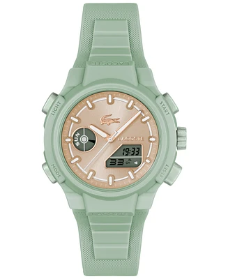 Lacoste Women's LC33 Green Silicone Strap Watch, 40mm