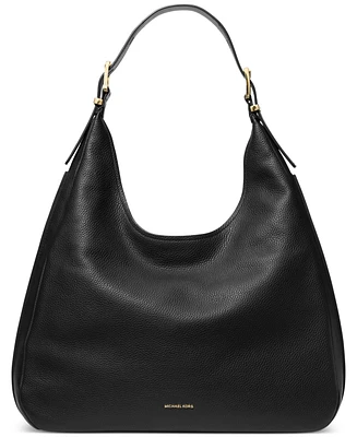 Michael Kors Nolita Extra-Large Leather Hobo Shoulder Bag