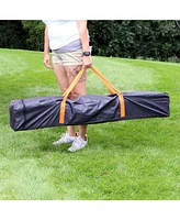 Large Duffle Bag - Long Camping Bag for Tent or Equipment - Canopy Replacement Storage - Heavy-Duty - Black - 54 Inch