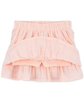 Carter's Toddler Girls Cotton Tiered Skort