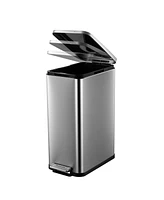 gaomon 50 L / 13 Gal Hands-Free Stainless Steel Commercial/Kitchen Step Trash Can