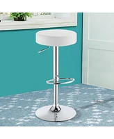 Slickblue Backless Adjustable Height Bar Stool – Sleek and Versatile Seating for Kitchen & Home Bar