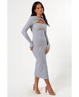 Petal and Pup Women's Laney Long Sleeve Midi Dress