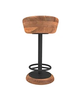 Slickblue Swivel Counter Bar Stool – Adjustable Height and Stylish Design for Kitchen & Home Bar