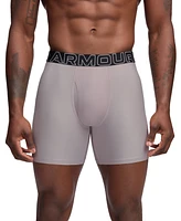 Under Armour Men's 3-Pack Performance Tech Solid 6" Boxer Briefs
