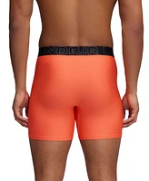 Under Armour Men's Performance Tech Mesh Solid 6" Boxer Briefs - 3-pack