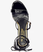 Things Ii Come Women's Kaysee Luxurious Block-Heel Strappy Dress Sandals