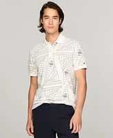 Tommy Hilfiger Men's Regular-Fit Sailing Graphic Polo Shirt
