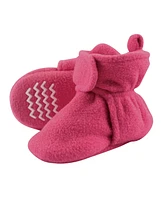 Hudson Baby Girls Cozy Fleece Booties