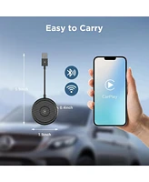 Cowin Wireless CarPlay Adapter for Apple iPhone Plug & Play Auto Connect for Cars from 2015
