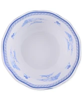 222 Fifth Scenic Toile Blue Porcelain 12 Pc. Dinnerware Set, Service for 4