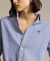 Polo Ralph Lauren Women's Relaxed-Fit Striped Cotton Shirt