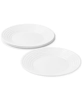 Arch Studio Opal Glass Spiral Salad Plates, Set of 4, Exclusively at Macy's