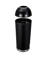 gaomon 17 Gal / 65L Open Top Trash Can Commercial Grade Heavy Duty Tall Commercial Trash Can Brushed Stainless Steel