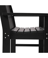 WestinTrends 3-Piece Hdpe Outdoor Patio Furniture Couch and Coffee Table Set
