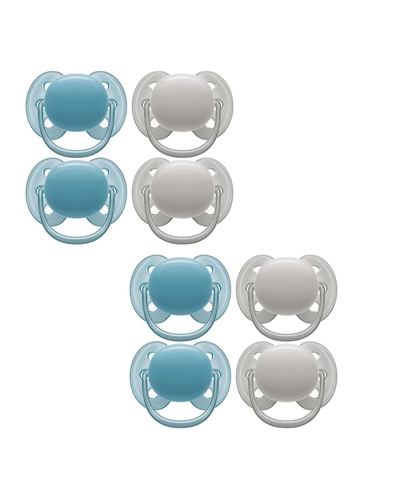 Philips Avent Ultra Soft Pacifier 6-18m, misty dawn / silk beige, 8 pack