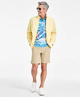 Club Room Men's Cotton-Blend Harrington Mock-Neck Jacket, Exclusively at Macy's