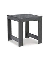 Slickblue Modern Outdoor Side End Table with Slatted Top Durable and Stylish Accent for Patio or Garden