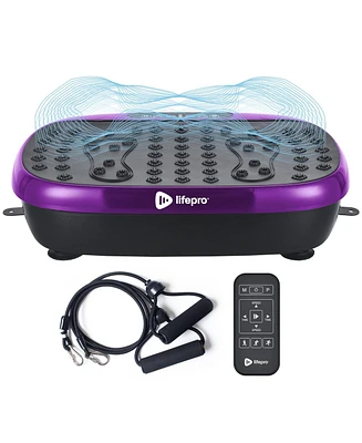 Lifepro Compact Vibration Plate Exercise Machine - Mini Full Body Platform for Lymphatic Drainage & Pain Relief