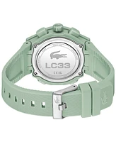 Lacoste Women's LC33 Green Silicone Strap Watch, 40mm