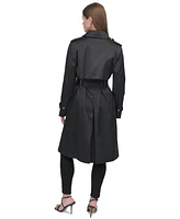 Dkny Women's Belted Asymmetric-Zip Trench Coat