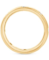Diamond Starburst Ring (1/8 ct. t.w.) in 18k Yellow Gold