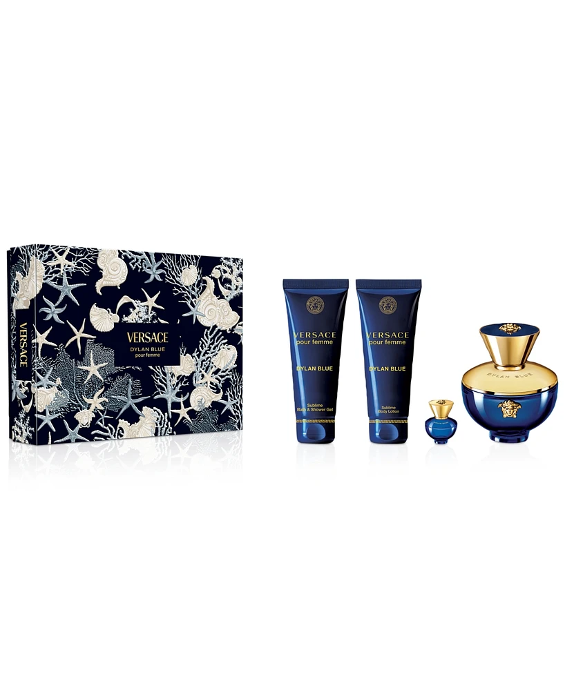 Versace 4-Pc. Dylan Blue Pour Femme Eau de Parfum Gift Set