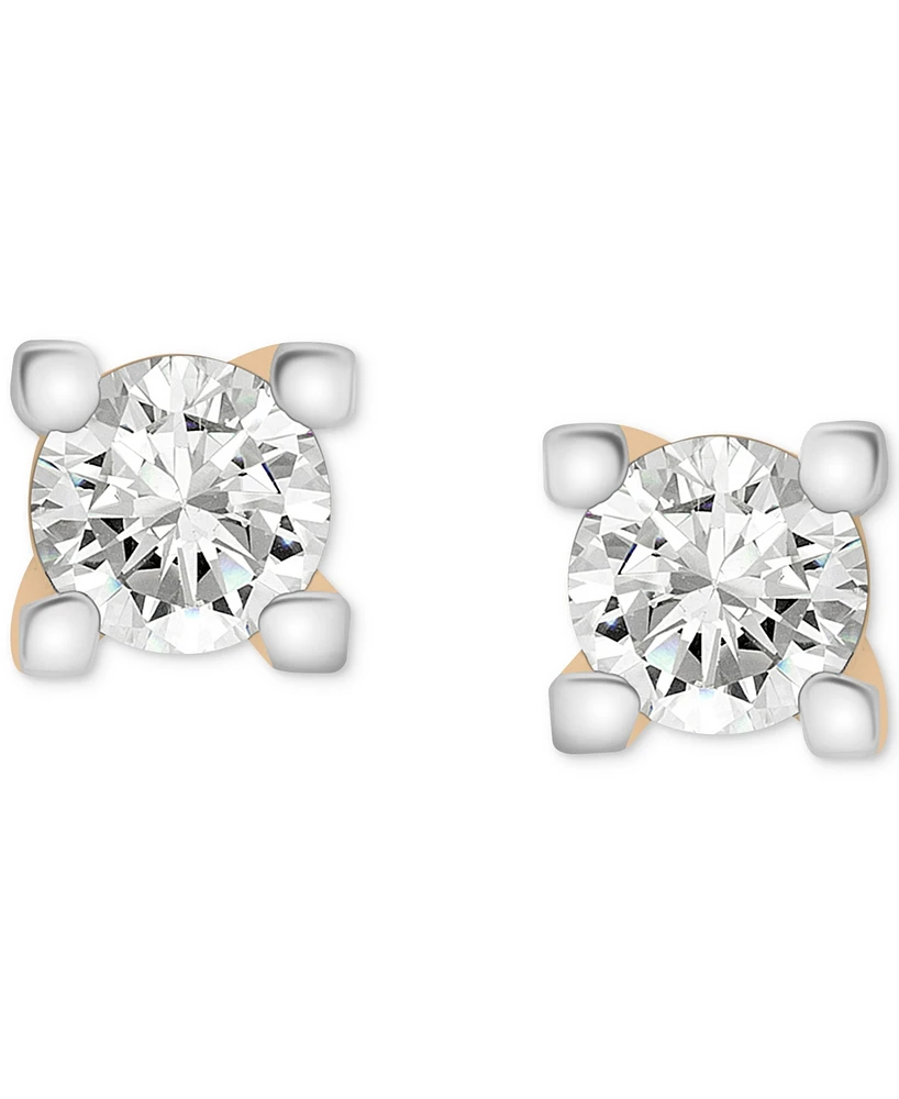 Diamond Stud Earrings (1/2 ct. t.w.) in 14k Yellow Gold