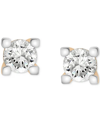 Diamond Stud Earrings (1/2 ct. t.w.) in 14k Yellow Gold