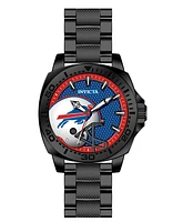 Invicta Men's 47884 Nfl Buffalo Bills Quartz 3 Hand Blue, Red Dial Watch
