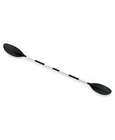 Intex 86" Lightweight Aluminum Double Oar Inflatable Kayak Paddle, Black, 2 Pack