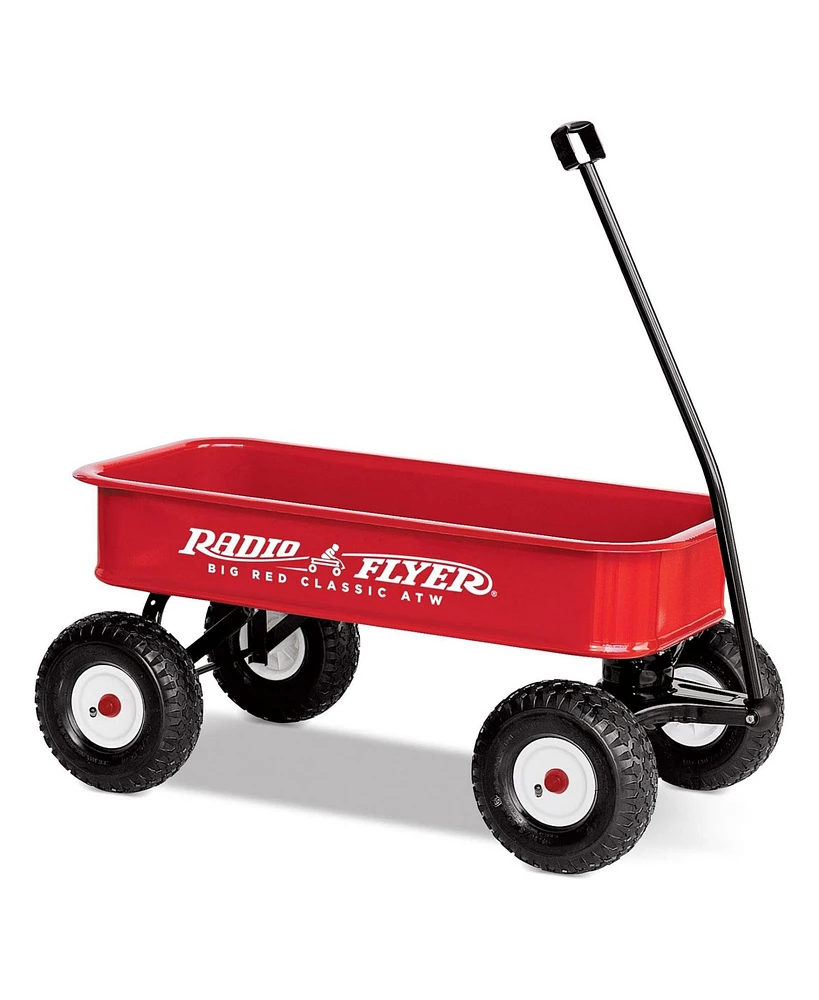 Radio Flyer Steel Wagon, Walking & Riding Cart for Kids Age 1-5, Big Red Classic