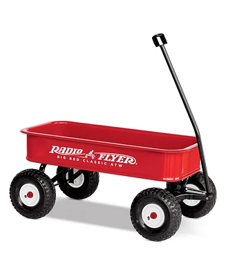 Radio Flyer Steel Wagon, Walking & Riding Cart for Kids Age 1-5, Big Red Classic