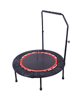 Lovmor 40 Inch Mini Exercise Trampoline Fitness Rebounder Trampoline with Safety Pad Max. Load 300LBS