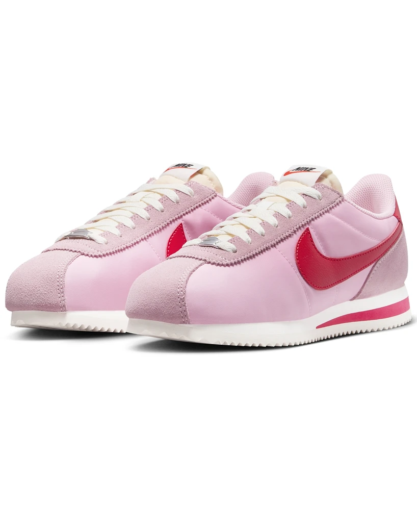 Nike Women's Cortez Textile Casual Sneakers from Finish Line