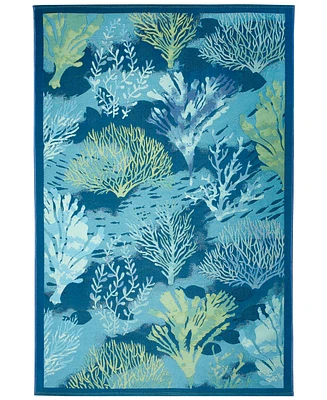 Liora Manne' Marina Coral Garden 3'3"x4'11" Area Rug