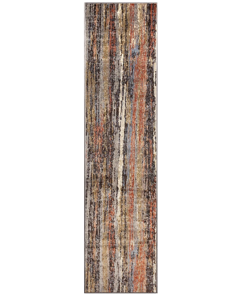 Liora Manne' Ariana Brushstrokes 1'11"x7'6" Runner Area Rug