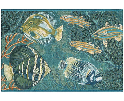 Liora Manne' Esencia Fish 2'x2'10" Area Rug