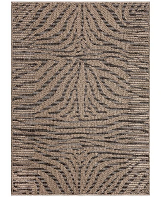 Liora Manne' Monaco Zebra 5'3"x7'3" Area Rug