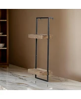 Slickblue Wall Shelf with 2 Tiers for Efficient and Stylish Storage