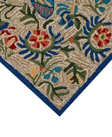 Liora Manne' Frontporch Flora Bee 2'6"x4' Area Rug