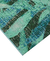 Liora Manne' Marina Leaves 1'11"x7'6" Runner Area Rug